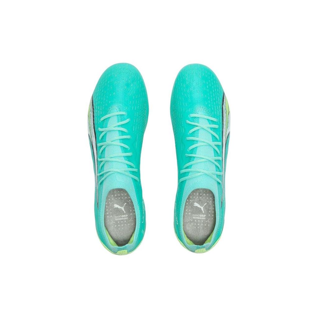 Puma Ultra Ultimate Round Toe Comfortable MG (Rubber Short Studs) Artificial Turf Fabric Football Shoes Men Football Shoes Green 107214-03