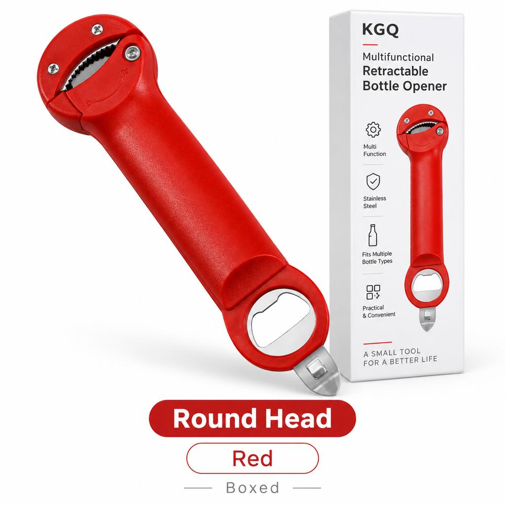 Multifunctional Retractable Bottle Opener Can Opener Jar Opener Beer Cap Opener Kitchen Tool Magnetic Storage Gadget1