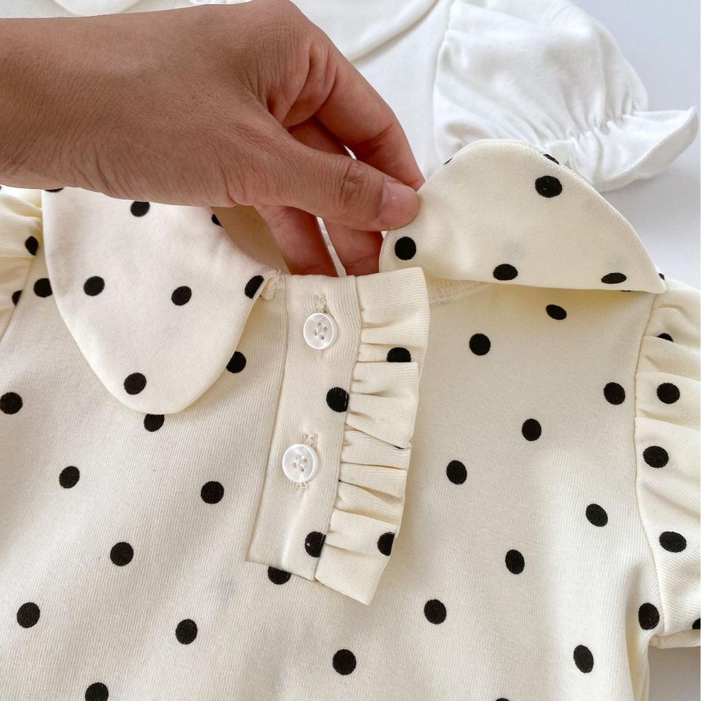 Baby Girl Summer 2 Piece Set Short Sleeve T Shirt with Ruffle Romper