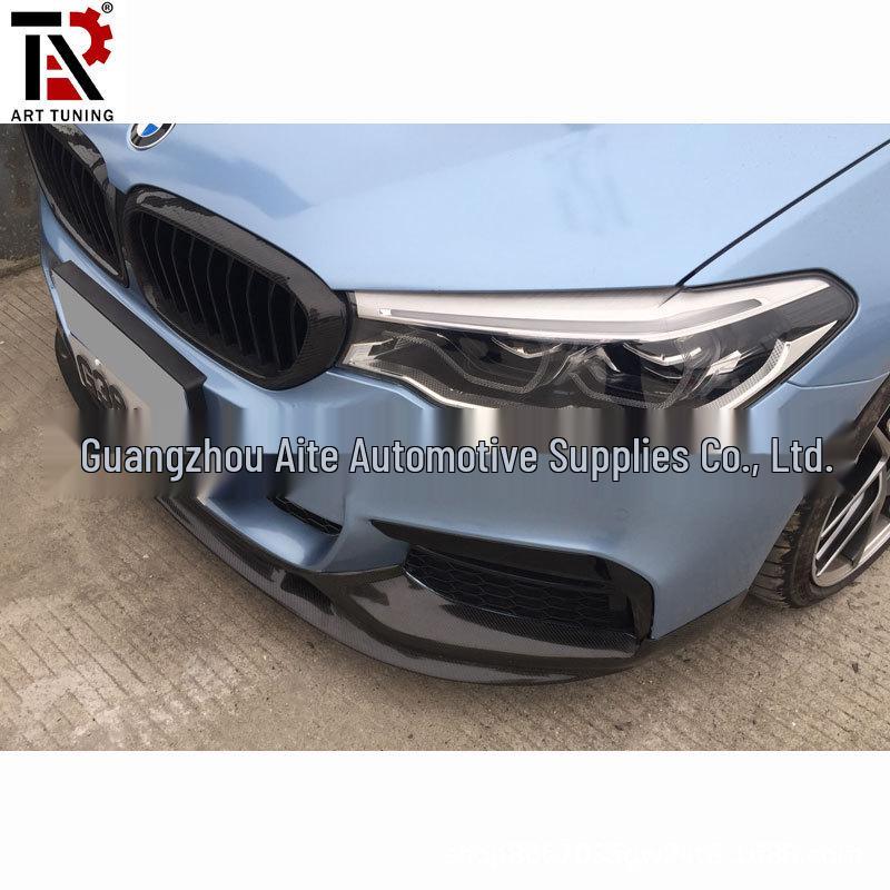 Compatible Carbon Fiber 3D Style Front Lip for BMW 5 Series G30 G38 530Li 540i Sport
