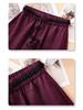 White Cotton Linen High Waist Wide-Leg Pants for Women - Summer 2025 Fashion Casual Nine-Point Length