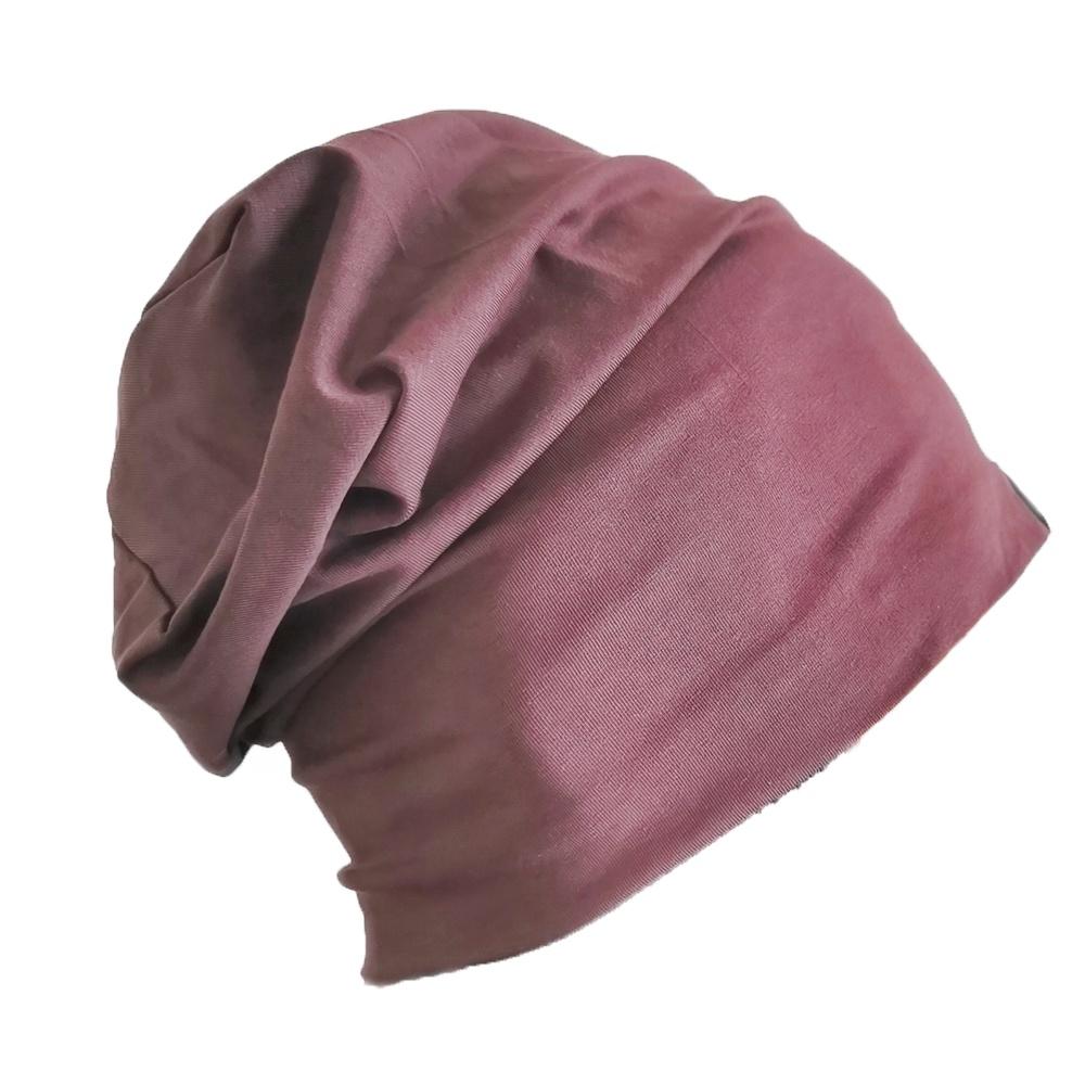 Silver Lined EMF Anti-Radiation Protection Baggy Beanie for Head коричневый
