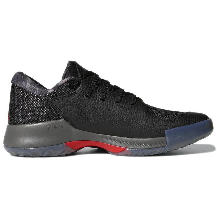 Adidas Harden B/E Round Toe Lace-Up Durable Low-Top Basketball Shoes Men sneaker Black Red AC7826