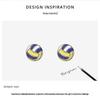 Aifle Sterling Sølv S925 Volleyball Øredobber - Enkelt Motedesign