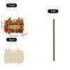 Fall Pumpkin Wooden Hanging Ornament Set of 4 for Thanksgiving Decor