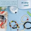 6Pcs Elastic String 0.8 Mm Bracelet String Stretchy Bracelet Elastic Cord 6 Colors Beading String 90 M Bracelet Elastic String