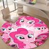 1pc My Little Pony2 Design Printed Area Round Carpet for Bedroom Living Room Home Decor Rugs Mat Non Slip Mat Rug for Bedside