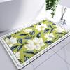 Diatomite Leaf Bath Mat Foot Mat Non-slip Bathroom Rug Absorbent Bath Carpet Quick Drying Shower Toilet Bathtub Doormat Washable
