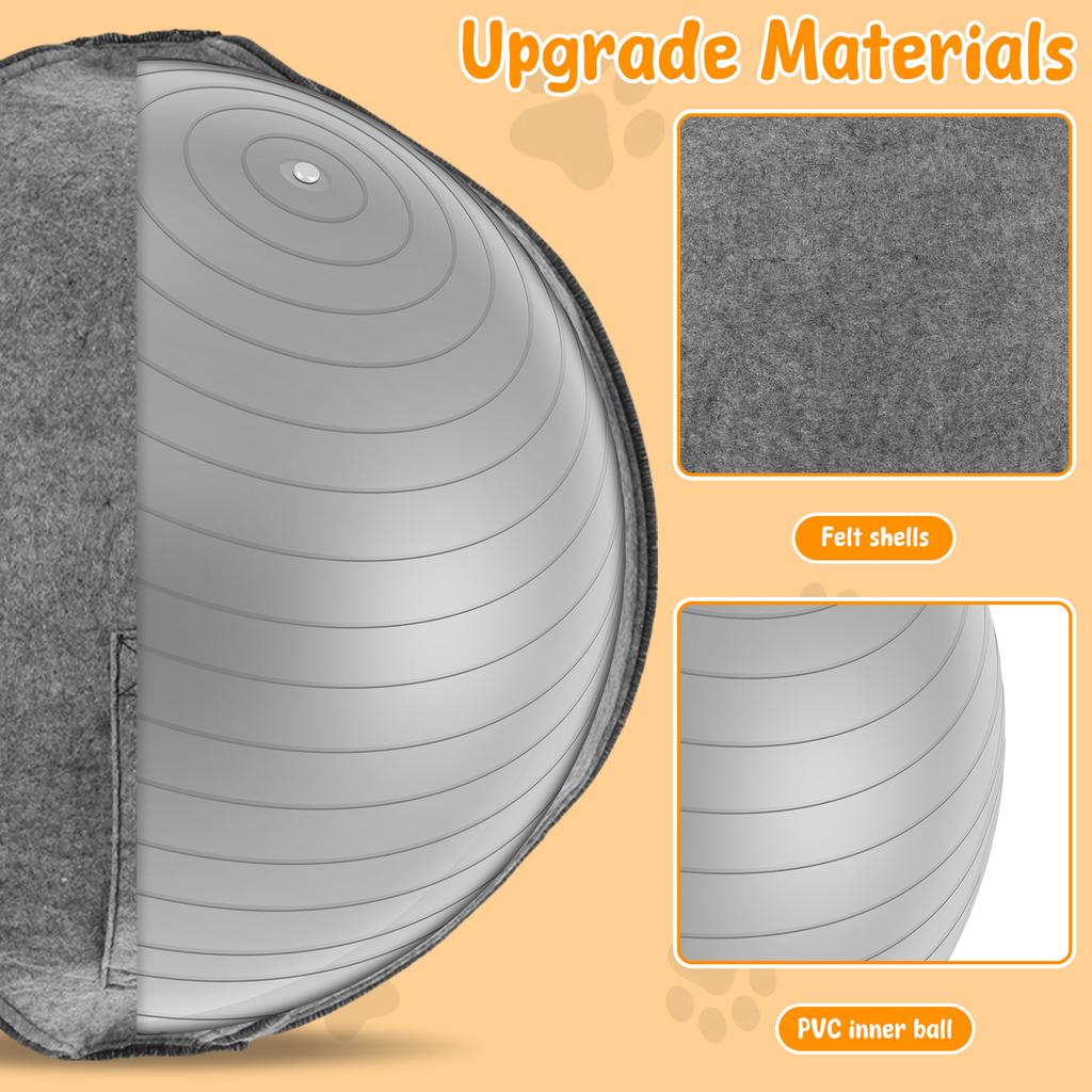 Pet Big Inflatable Ball Dog Training Toy with Air Pump Interactive Games Outdoor Portable Collie Dog Toy Ball