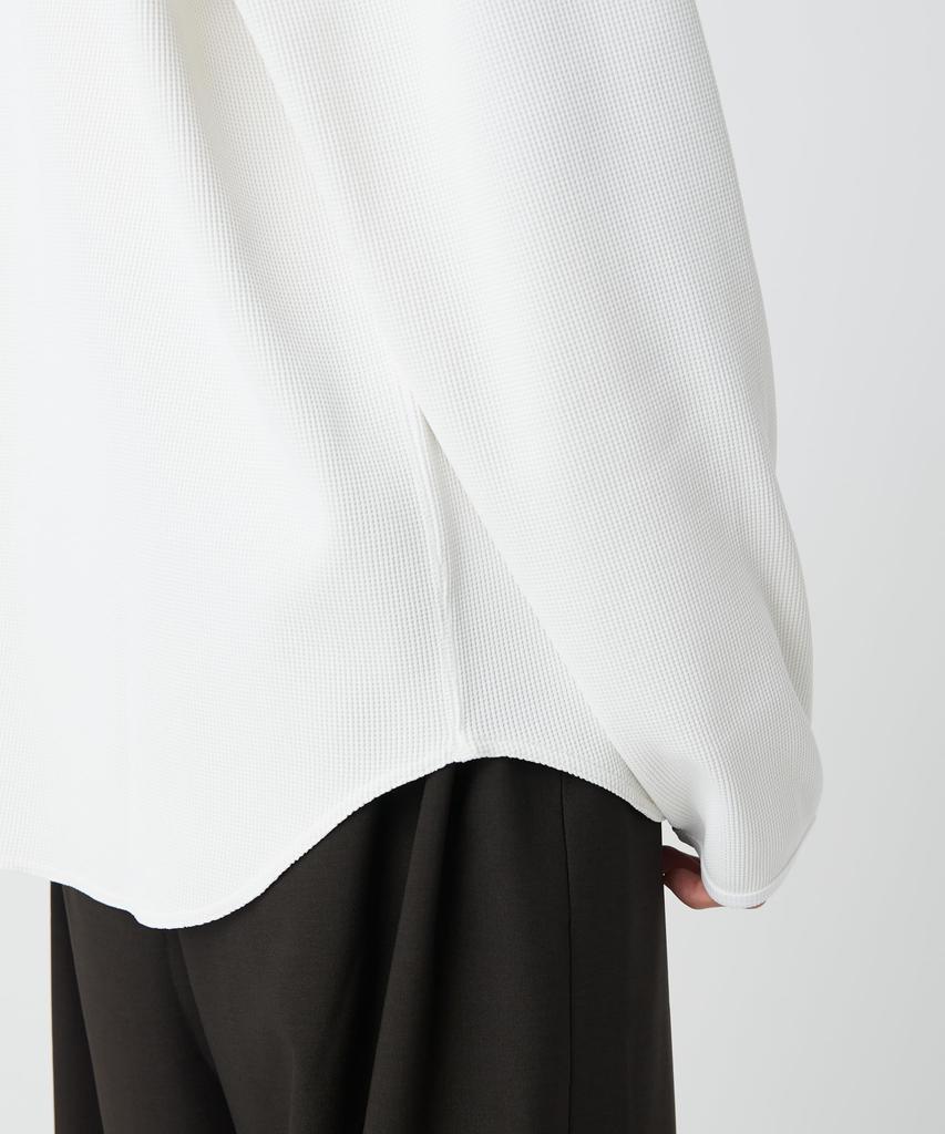 Snow Peak Dry Waffle Long Sleeve Cut and Long Sleeve and Dark Size L T-Shirt CS-26SU001, Sew, T-Shirt, Men's Women's, Navy,