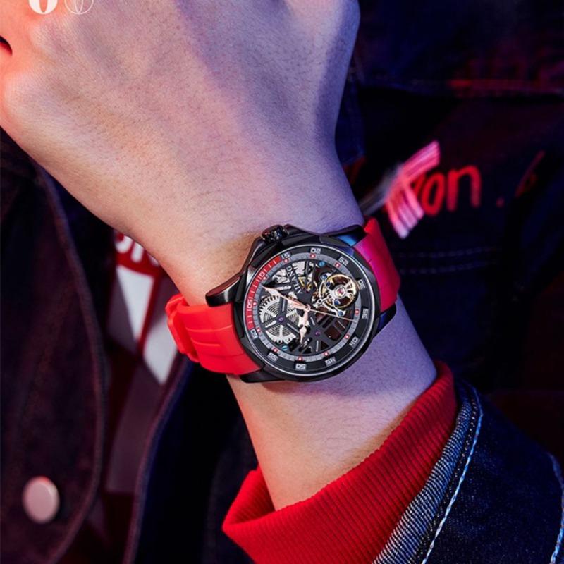 AILANG New Automatic Mechanical Watch Men's Skeleton Mechanical Watch