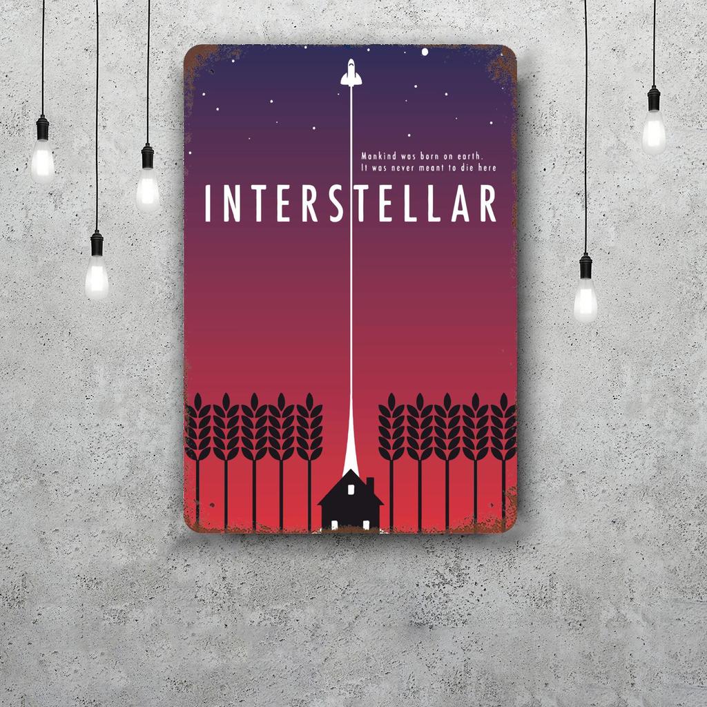 interstellar Decor Vintage Metal Signs Tin Signs Captain Poster Decor for Bar Pub Club Man Cave Wall Decoration