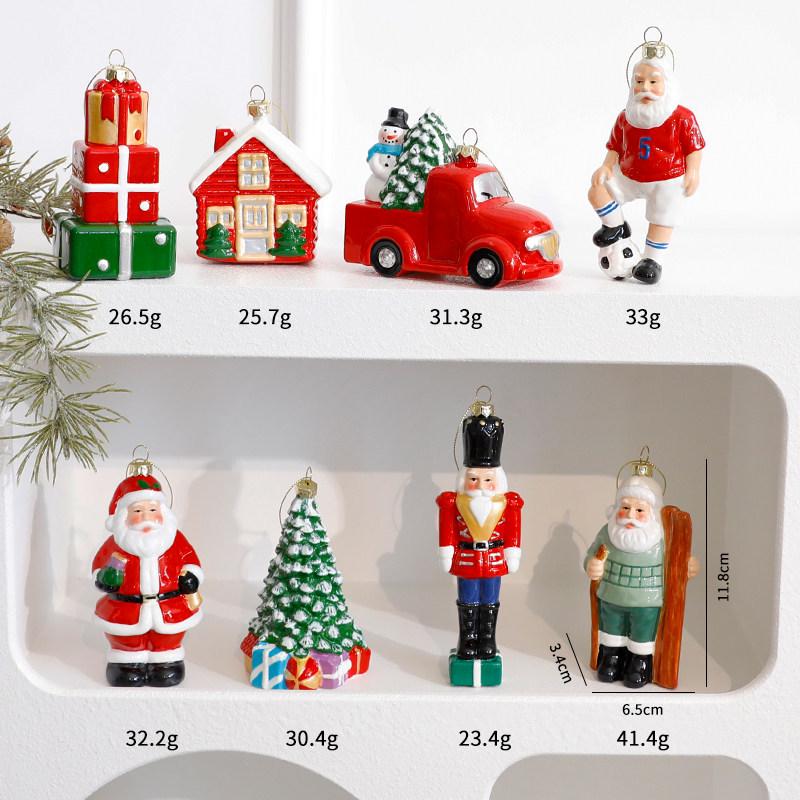 Christmas Old Man Pendant Ornament for Tree Festive Decoration