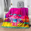 Trolls World Tour Blanket Soft Warm Cozy Suitable for Chair Bed Livingroom for All Seasons Modern Ideal Gift For Birthday Valentine'S Day
