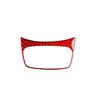 Red Carbon Fiber Center Console Storage Box Panel Cover For Nissan Sentra 16-21