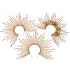 Women Head Jewelry Stylish Sun Headband Fashionable Headpiece Elegant Headpiece Alloy Material for Parties and Weddings