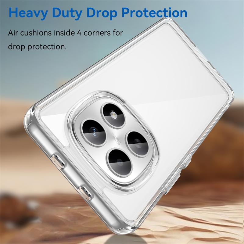 Transparent Case For Xiaomi Redmi Note 15 Case Anti-knock Silicone Colorful Cover Redmi Note 15 Pro+ Case For Redmi Note 15 Case