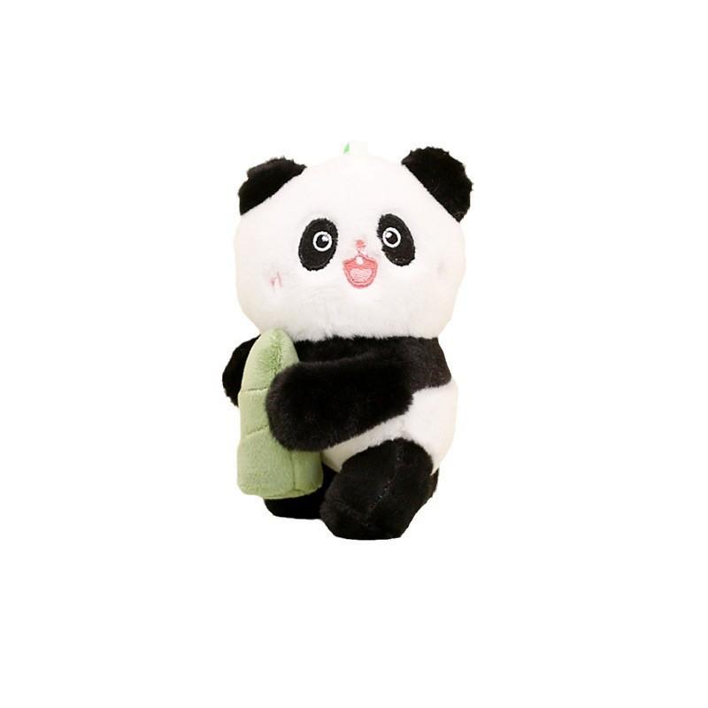 Adorable Chengdu Panda Plush Keychain Pp Cotton Filled Short Plush Collectible
