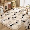 Children's Cartoon Velvet Rug - Absorbent, Non-Slip Floor Mat for Living Room and Bedroom
