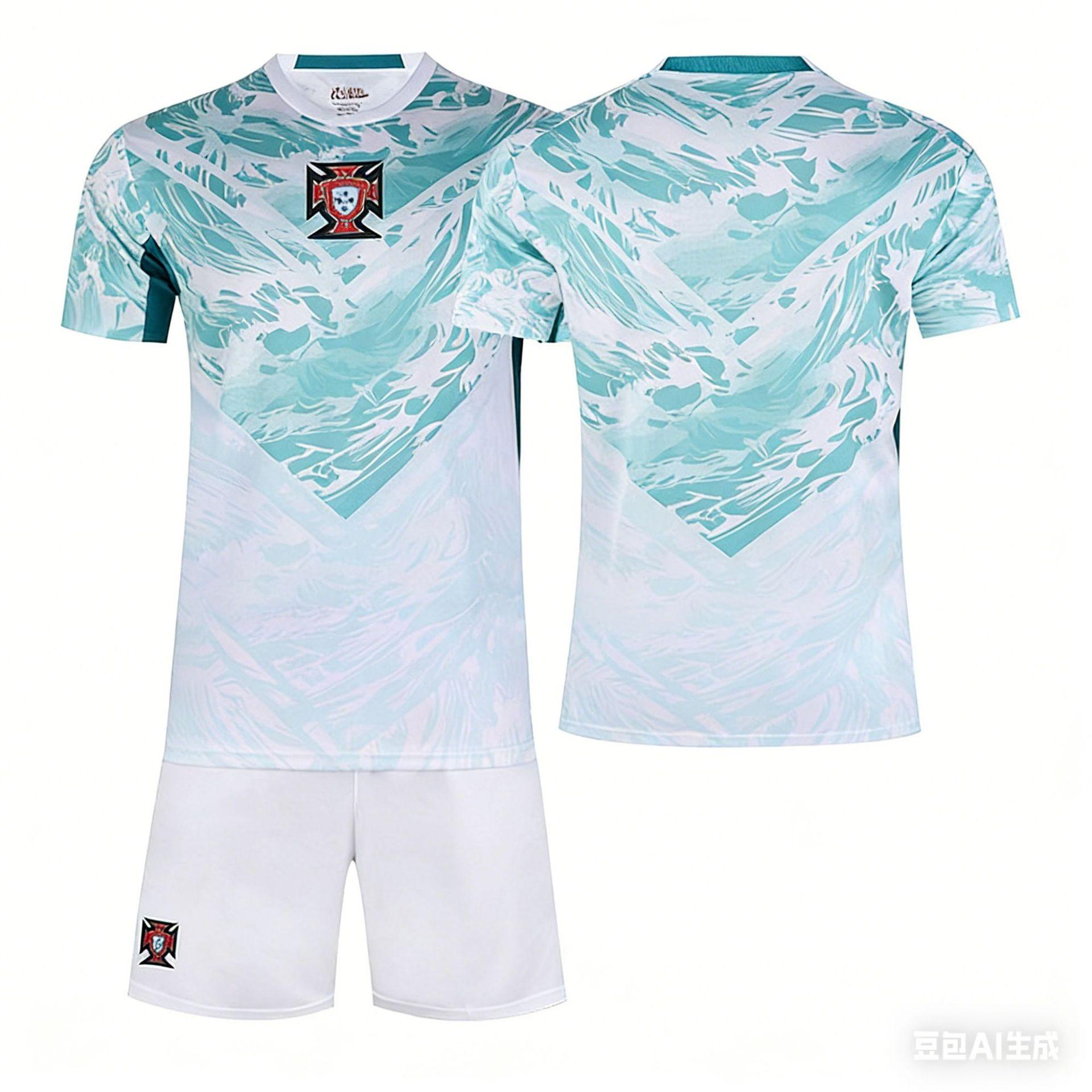 World Cup Portugal Away Football Jersey No. 7 Short-Sleeved Jersey, Team Jersey 16