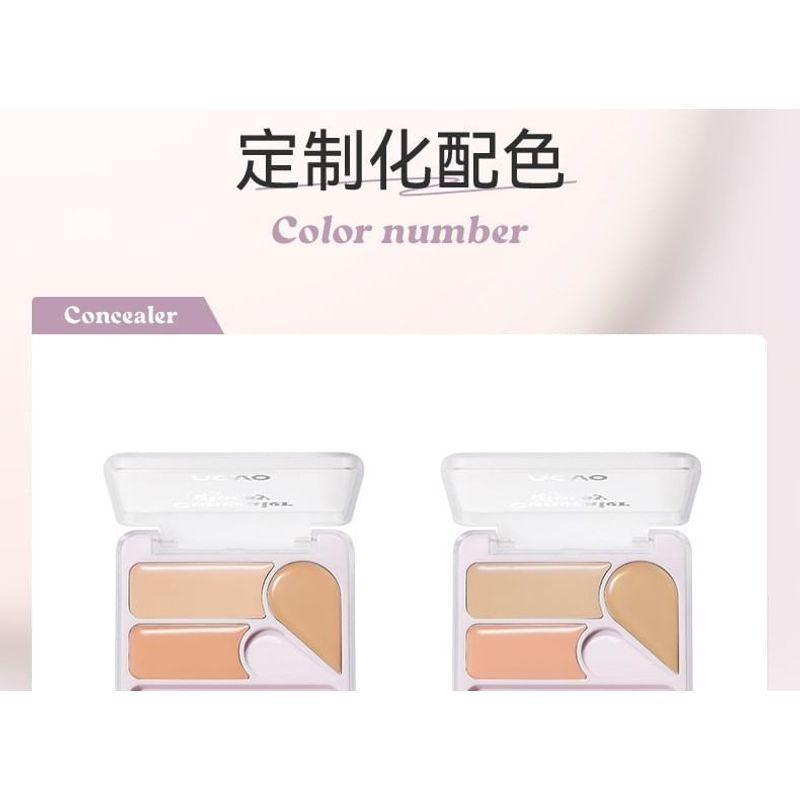 NOVO - Glossy Flawless 3-Color Concealer - 2 Types