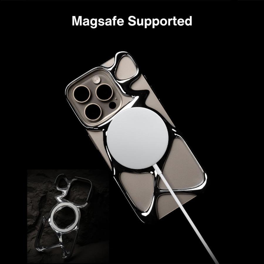 

Чехол Emptin для iPhone 16 Pro Max Только Совместимый с MagSafe 22 г Легкий Теплоотводящий Достаточная Защита United States