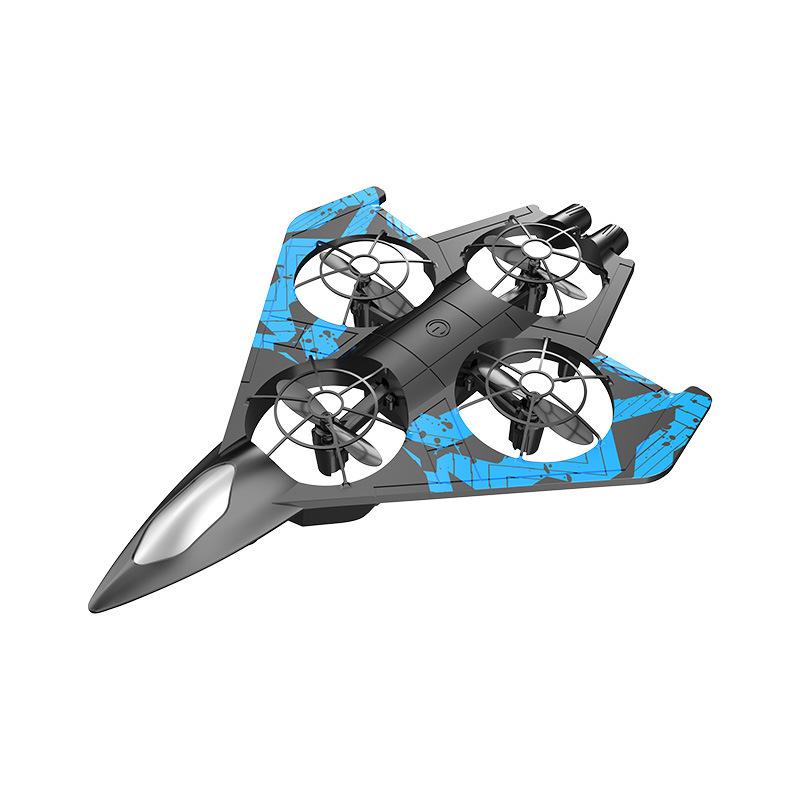 Durable Remote Control Drone: Long Battery & Four-Axis Hovering - Kids' Fighter Aircraft Toy
