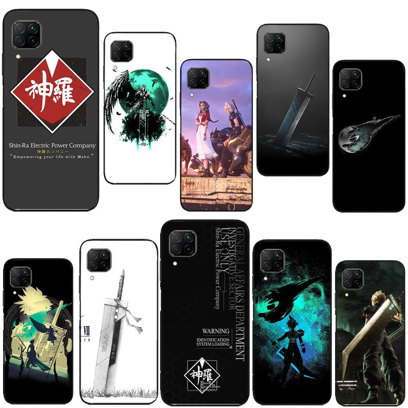 Final Fantasy VII Case For Huawei P60 P40 P20 P30 Pro Nova 5T 9 P Smart Honor X8 X9a 50 70 Magic 5 Lite Cover