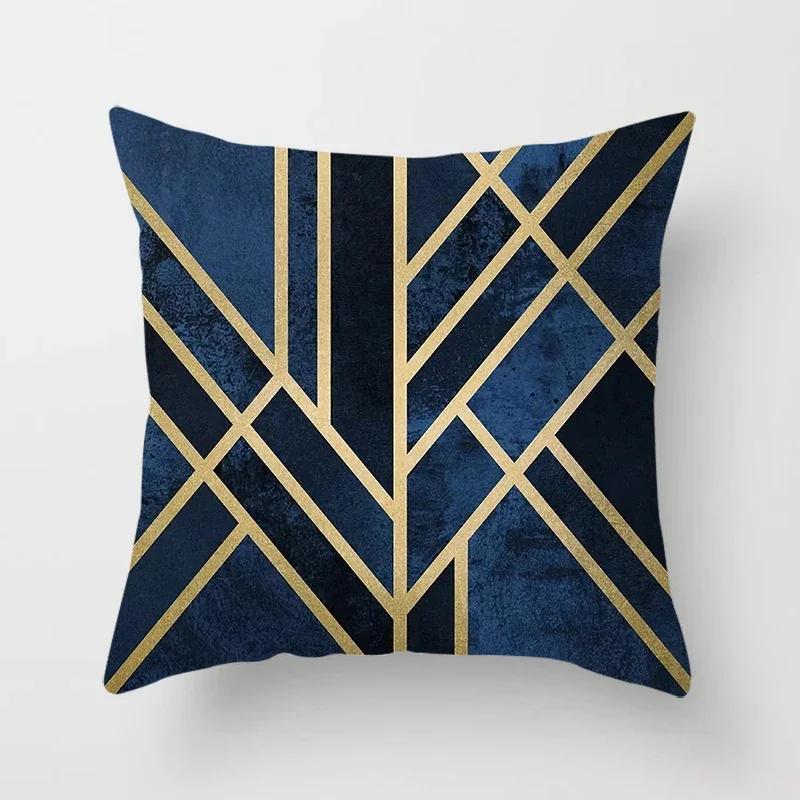 Geometriskt Mönster Kudde Dekoration Hem Soffa Kuddfodral Säng Lyx