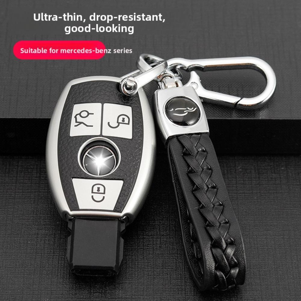 For Mercedes Key Case TPU Full Cover for CLA200 GLC260 C260l GLA C300 Car Keys Durable Protection