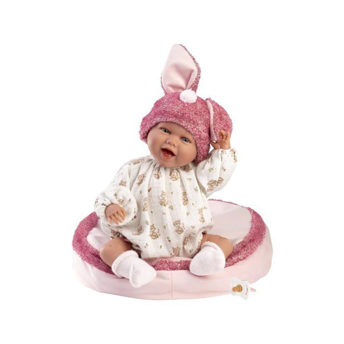 Newborn Baby Doll - Mimi Sourires - 42 Cm - With Cushion - Unisex - Children's Safety 36 Months+