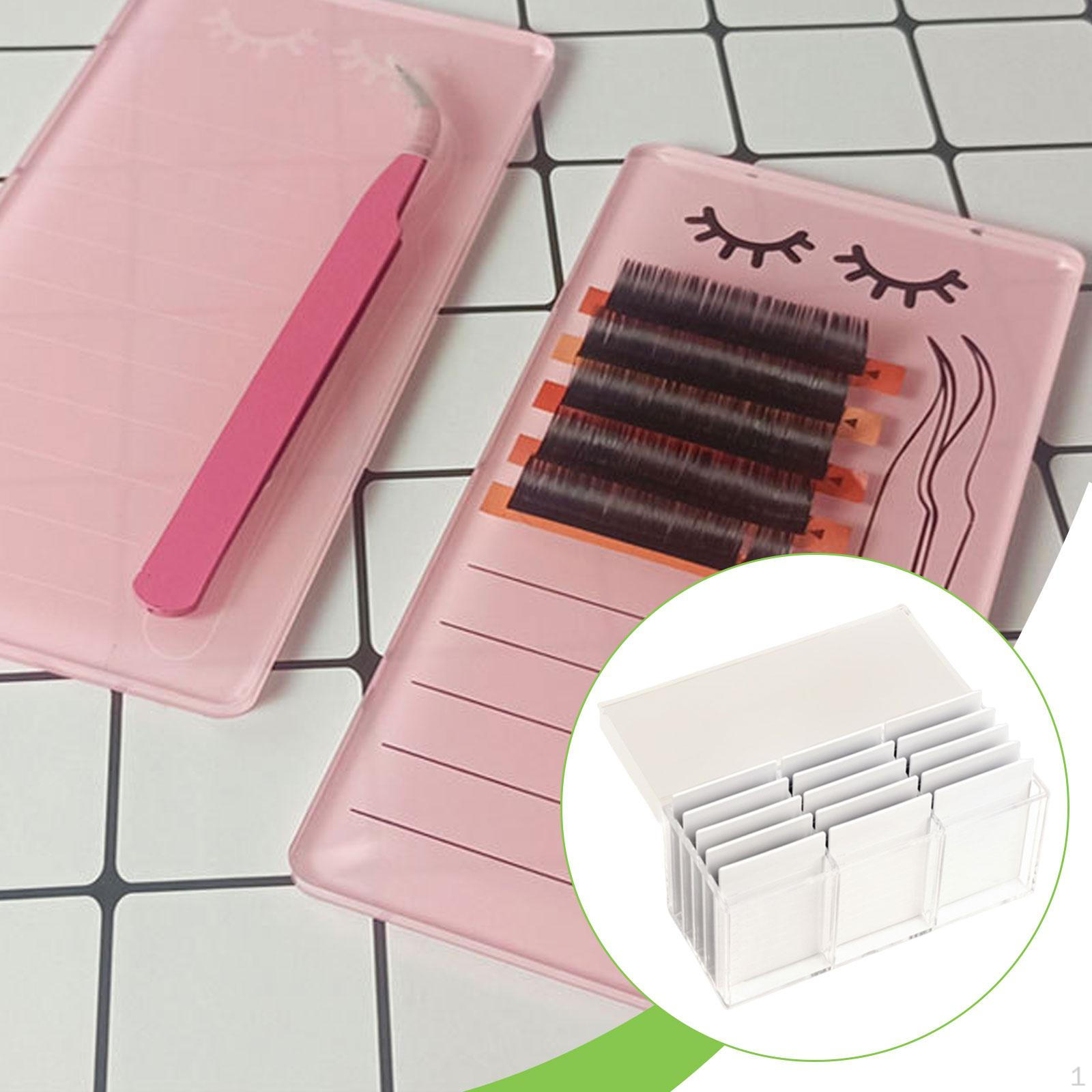 

Акриловый бокс-держатель для хранения ресниц, инструмент для наращивания, 15 слоев, компактный, прочный, кейс для демонстрации ресниц чистый