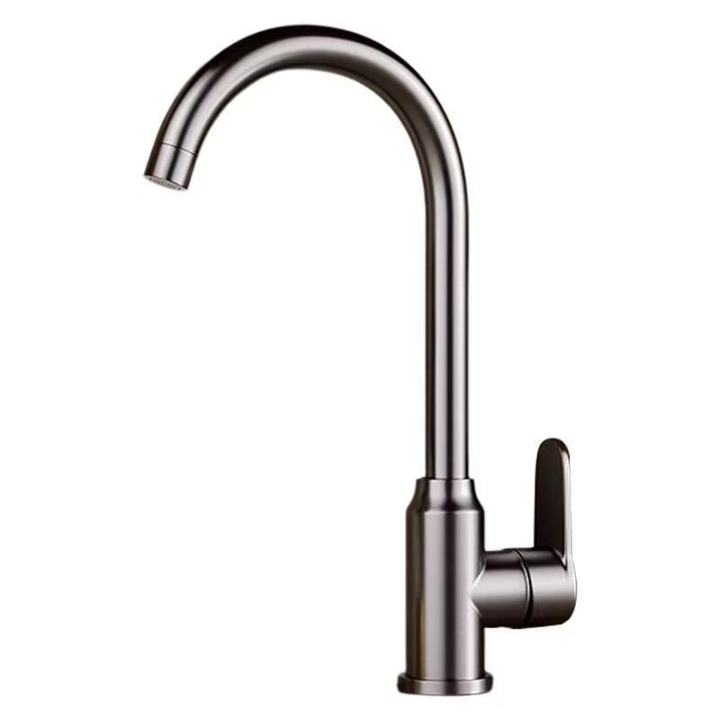 Yuzhu Xuntong Gunmetal Grey Single Cold Kitchen Faucet