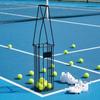Tennis Ball Picker Open Frame Wire Basket Rectangular Base