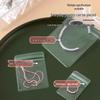 Transparenter Anlaufschutz-Schmuckbeutel für Ohrringe, Stecker, Halsketten & Accessoires