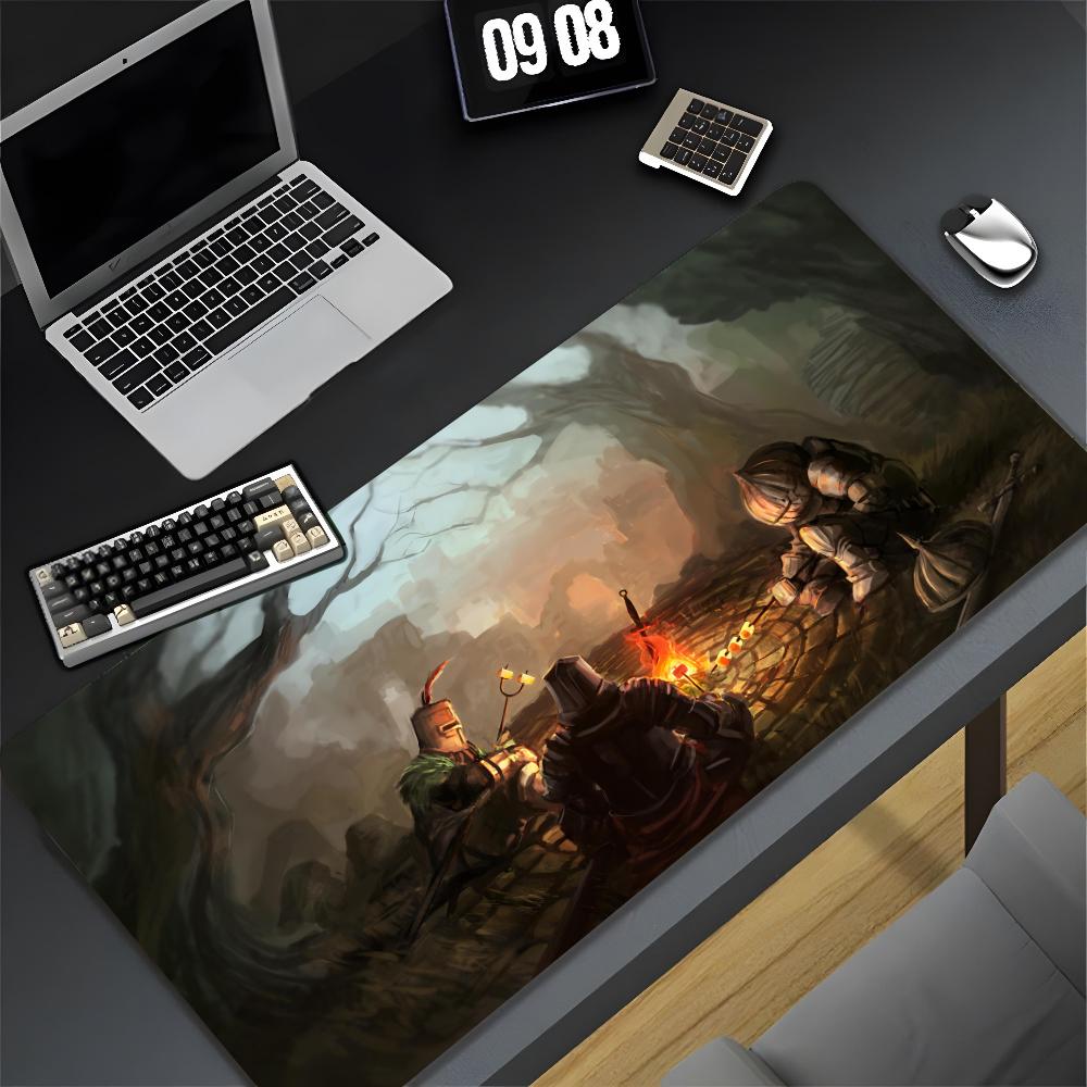 Dark Souls Mouse Pad XXL Gamer Gaming PC Computer Otaku Locking Edge DIY Customized Photo Laptop Notebook Desk Mat