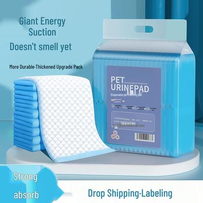 Thickened Disposable Pet Pee Pad - Absorbent, Waterproof for Dogs & Cats
