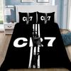 3D NEW Duvet Cover Pillowcase C-R7 Bedding Set Football R-Ron-aldos Adult Boy Girl Bedroom Decoration Single Double Large