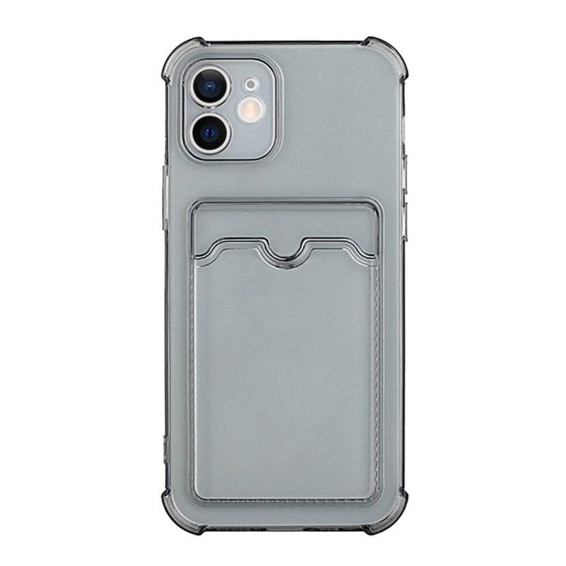Transparent Airbag Drop-Proof iPhone 17 Case with Card Slot for iPhone 14/15 Pro Max/16