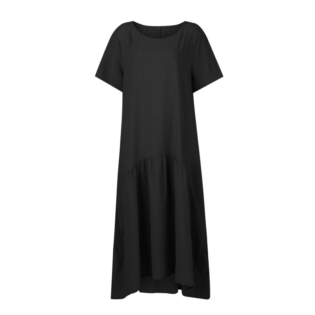 Sukienki damskie Sukienka z krótkim rękawem Sukienka damska Plus Size Maxi Sukienka dla kobiet