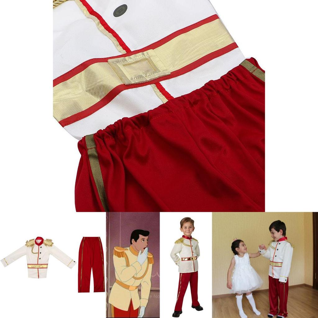 Luxurious Prince Charming Anime Costume For Children Perfect For Christmas And Parties