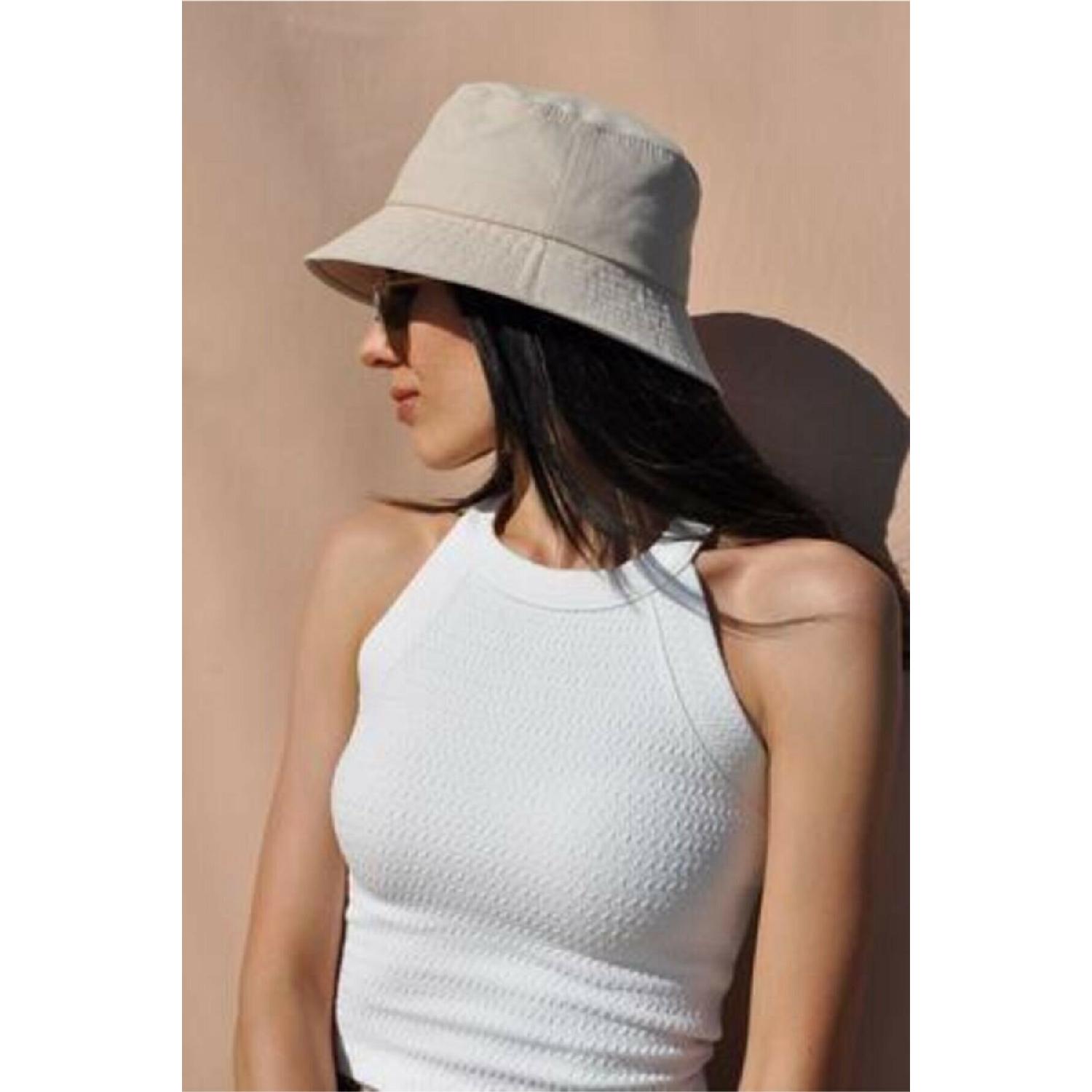 

Плоская бежевая панама Рыбак-Водолей Шляпа унисекс