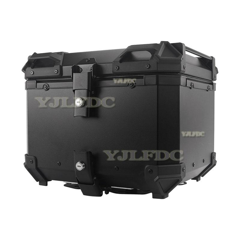 Motorrad Aluminium Topcase 45L 55L 65L Große Kapazität Motorrad Heckkoffer Universelle Gepäck Heckbox Moto Top Case Hohe Quali
