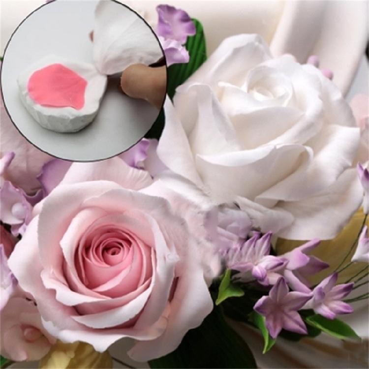 DIY Flower Petals Press Baking Mold Birthday Cookie Tools Cake Decorating Tools
