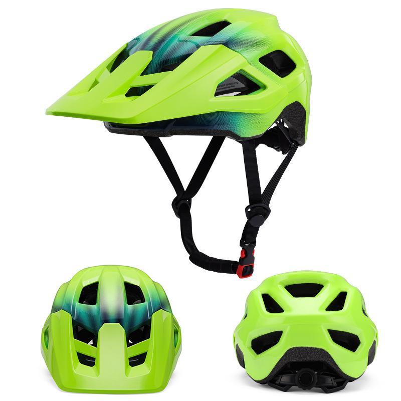 Source Factory Large Brim Cycling Helmet Mountain Bike Road Protective Equipment Customizable Patterns Printed Logo for Men