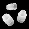 12-Piece Piping Couplers Set - 3 Sizes for Piping Bags & Icing Nozzles (Plastic Standard Couplers, Clear)