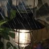 Solar Lantern Lamp Outdoor Waterproof Hanging Lamp Portable Vintage Solar Lights For Garden Yard Patio Xmas Party Decor Lighting