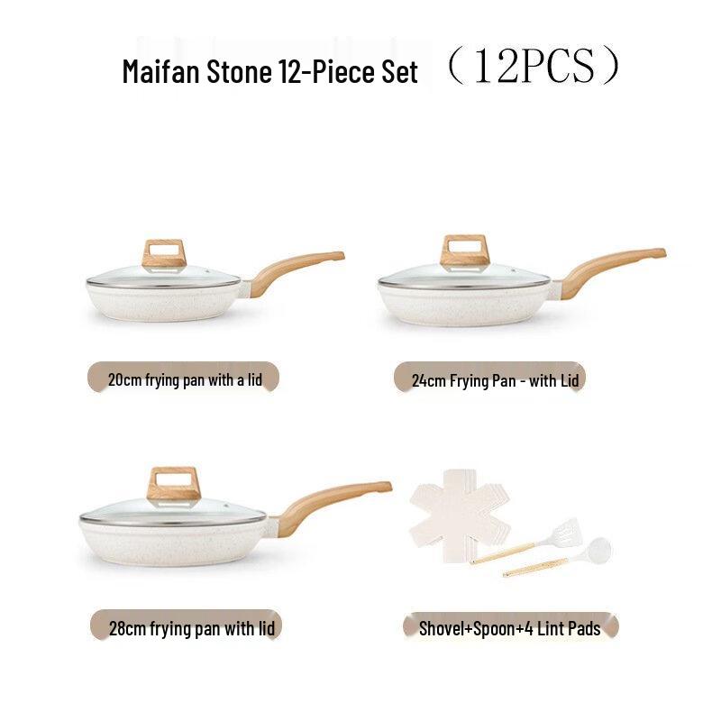Uto Maifan Stone Non-Stick Frying Pan Set