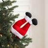 Festival Fabric Leg Ornament Christmas Tree Top Decorations For Holiday Party Floral Arrangements Outdoor Garden Display