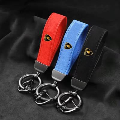 Stylingové logo auta Klíčenka Kožená klíčenka Přívěsek Příslušenství Pro Lamborghini LP570 LP610 Urus LP700 LP770 Gallardo Aventador